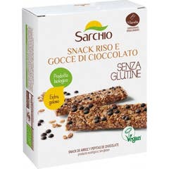 Sarchio Snack Arroz Gotas Chocolate Sin Gluten 80g