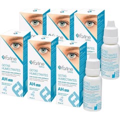 Farline Gocce Idratanti con Acido Ialuronico 0,2% 6x15 ml