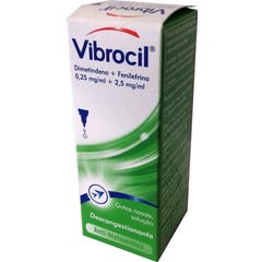 Vibrocil Dimetindeno 0.25mg/ml + Fenilefrina 2.5mg/ml 15ml Vibrocil Dimetindeno 0.25mg/ml + Fenilefrina 2.5mg/ml 15ml