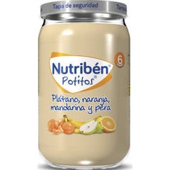 Nutriben Banana Banana Arancione Mandarino e Pera Potito 235 G