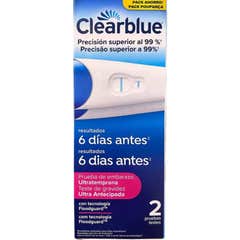 Clearblue Prueba de Embarazo Ultratemprana 2 uds
