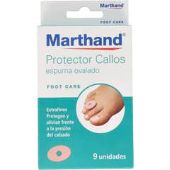 Marthand Protector Callos Espuma Ovalado 9uds