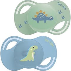 Luc Et Lea Collection Chupete Extra-Fino 6-18M C4 Dino 2uds