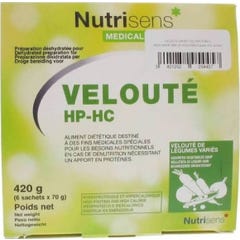 Nutrisens Médical Velouté Hp Hc Hp Légumes Variés 6x70g