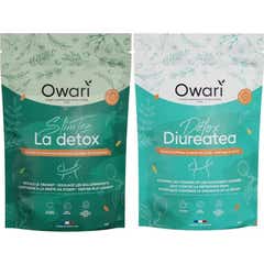 Pack Dúo SlimTea + Detox Diuretea 2x50 g