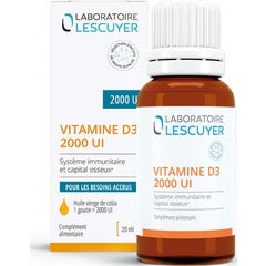 Lescuyer Vitamina D3 2000 Ui 20ml