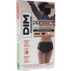 Dim Protect Braga Menstrual Algodón Negro Flujo Medio 48/50 1ud