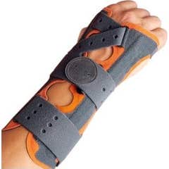 Tutore di polso Orliman T-S arancione e grigio 1pc