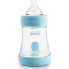 Perfect Biberón Tetina de Silicona azul 4M+ 300 ml