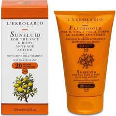 L'Erbolario FluidoSole Viso e Corpo Anti-tempo SPF20 125ml