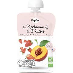 Popote Kompott Nektarine und Erdbeere +4/6M 120 g