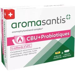 Aromasantis Cbu + Probióticos 24+6caps