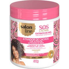 Salon Line SOS Cachos Activador Rizos Extracto de Miel 500g