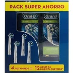 Oral-B® CrossAction Cabezal de Recambio 4 uds