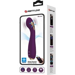 Pretty Love Hector Vibrador Electroshock Por Control App Lila 1ud