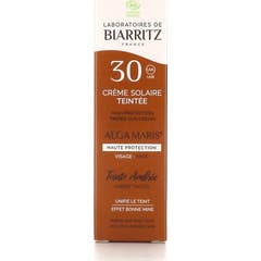 AlgaMaris Crema Solare Viso Color Ambra Spf30 50ml