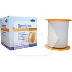 Omnipor esparadrapo hipoalergénico de papel 5cmx5m