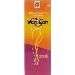 Vari+San panty compressie normaal beige gekalibreerd maat 5