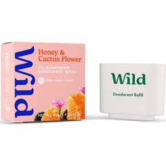 Wild Desodorante Natural Recarga Miel Flor de Cáctus 40 gr