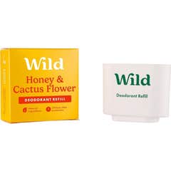 Wild Desodorante Natural Recarga Miel Flor de Cáctus 40 gr