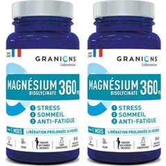 Granions Pack Bisglicinato de Magnesio 360mg 2x60comp