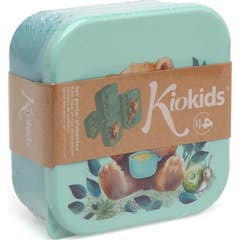 Kiokids Set Porta-Alimentos Oso Verde Salvia 4 uds