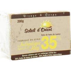 Pharm'Up Savon D'Alep 35% Soleil D'Orient Pain Visage & Corps 200G