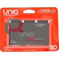 Uniq Free Aro Protector Preservativo Sin Latex 3uds