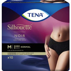 Tena Silhouette Black Low M 12 pezzi