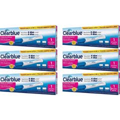 Clearblue Pack Prueba de embarazo Ultratemprana 6 Pruebas