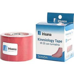 Irisana Vendaje Neuromuscular Elástico Turmalina Rojo 5 cmx5 m