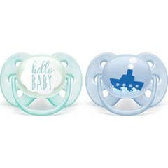 Avent Chupetes Ultra Soft 0-6M 2uds