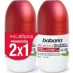 Babaria Skin Atopic Deodorant Roll-on Anti-transpirant Aloe