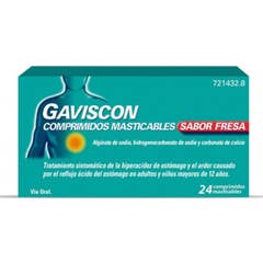 Gaviscon Fresa 24comp