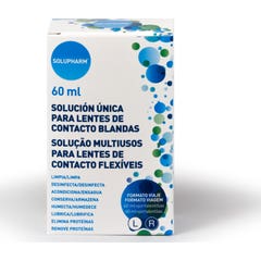 Solupharm solución única para lentes de contacto blandas 60ml