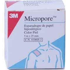 Esparadrapo Micropore Piel 5x2,5