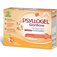 Nature Psyllogel Hinchazón Melocotón 10 uds