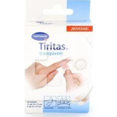 Tiritas® transparant 2 maten 20uds