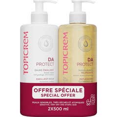 Topicrem DA Protect Pack Balsamo 500 ml + Aceite de Ducha 500 ml