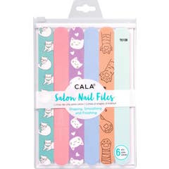 Cala Salon Nail Files Cat Lover Lima Uñas 6uds