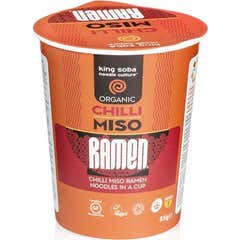 King Soba Glass Ramen Miso Miso Chili Glutenfri 85g