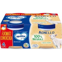 Mellin Omogeneizzato Agnello +4m 4x80g