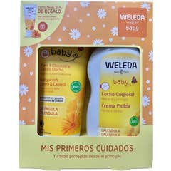 Weleda Mis Primeros Cuidados Set Champu Gel + Leche + Crema Pañal