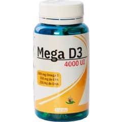 Espadiet Mega D3 4000IU 60 kapsler