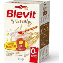 Blevit Pack 8 Cereales 500 gr + Babero