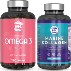 HN Pack Premium Omega 3 120 caps + Colageno Marino 120 caps
