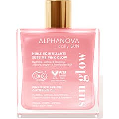 Alphanova Aceite Brillante Sublime Diario Glow Rosa 50 ml