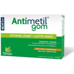 Antimetil Gom Menta Limón 24uds