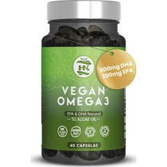 HN Vegan Omega 3 EPA & DHA Natural Aceite de Algas 40 caps