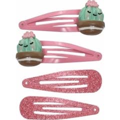Mr. Wonderful Cactus Hair Clips 4 pieces